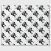 Boxer Happy Face Geschenkpapier (Flach)