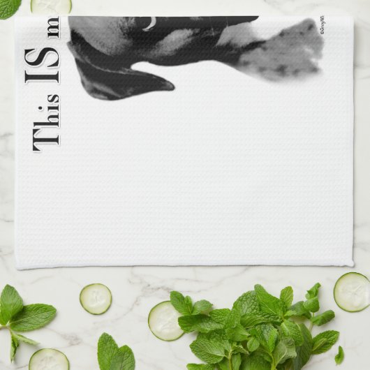 Boxer Happy Face Handtuch (Gefaltet)