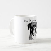 Boxer Happy Face Kaffeetasse (Vorderseite Links)