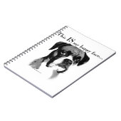 Boxer Happy Face Notizblock (Linke Seite)