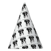 Boxer Happy Face Partyhütchen (Rechts)