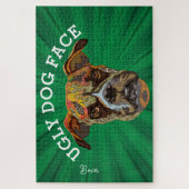 Boxer hässlicher Hund 1000 Stück Jigsaw Puzzle (Vertikal)