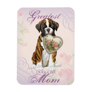Boxer Heart Mama Magnet