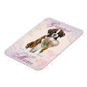 Boxer Heart Mama Magnet (Linke Seite)