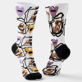 Boxer hearts socken (Gewinkelt)