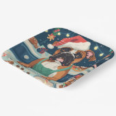 Boxer Holiday Baking: Festliche Weihnachten Pappteller (Gewinkelt)