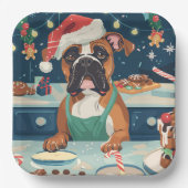 Boxer Holiday Baking: Festliche Weihnachten Pappteller (Vorderseite)
