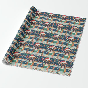 Boxer Holiday Baking: Festliches Weihnachten Geschenkpapier