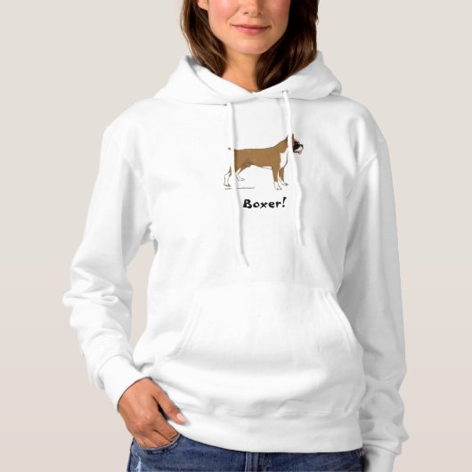Boxer Hoodie (Vorderseite)