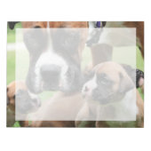 Boxer - Hubschrauber-Mama Notizblock (Vorderseite)