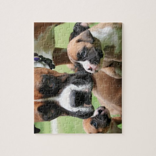 Boxer - Hubschrauber-Mama Puzzle (Vertikal)