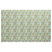 Boxer Hula tropisches Licht Blau Stoff (Fat Quarter (45,7 x 55,9 cm))