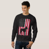 Boxer Hund 3 Sweatshirt (Vorne ganz)