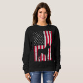 Boxer Hund 3 Sweatshirt (Vorne ganz)