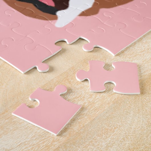 Boxer-Hund 8" x 10" Puzzlespiel mit Geschenkboxen Puzzle (Seite)