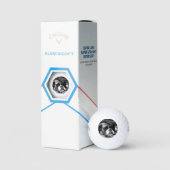 Boxer Hund auf Windows-CSS gbcnm Golfball (Verpackung)