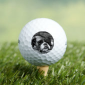 Boxer Hund auf Windows mit gbcnm Golfball (Insitu T-Shirt)