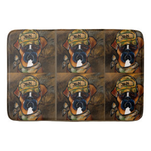Boxer Hund Badematte
