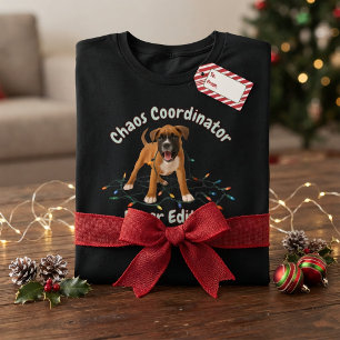 Boxer-Hund-Chaos-Koordinator Tri-Blend Shirt