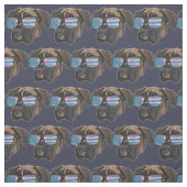 Boxer Hund Custom Fabric Stoff (Muster)