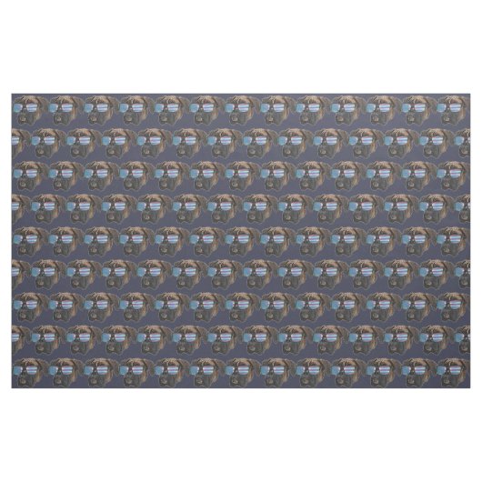 Boxer Hund Custom Fabric Stoff (Fat Quarter (45,7 x 55,9 cm))