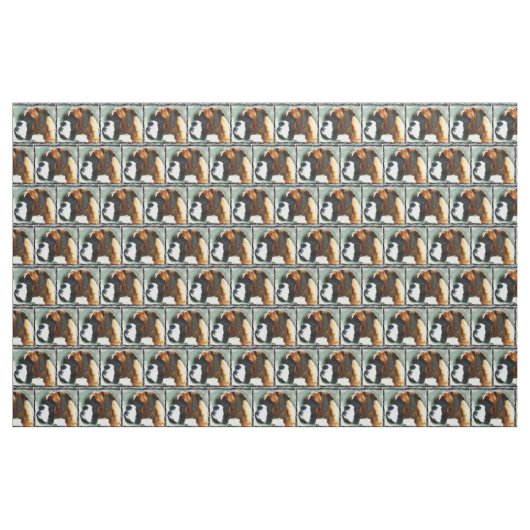 Boxer Hund Custom Fabric Stoff (Fat Quarter (45,7 x 55,9 cm))