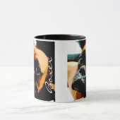 Boxer Hund Foto Kaffee Tasse (Zentrum)
