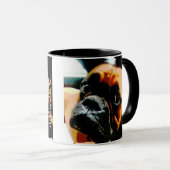 Boxer Hund Foto Kaffee Tasse (VorderseiteRechts)