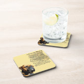 Boxer-Hund - Freund-Gedicht-Untersetzer Untersetzer (Rechte Seite)