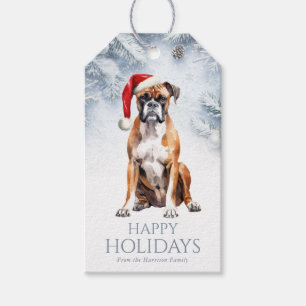 Boxer-Hund-Geschenkanhänger Geschenkanhänger