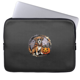 Boxer-Hund Halloween-Kürbis-Sublimation Laptopschutzhülle