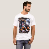 Boxer-Hund Halloween T-Shirt (Vorne ganz)