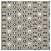 Boxer Hund hat khaki Stoff (Muster)