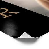 Boxer-Hund im Stil – Stilvolle Hundekunst Poster (Ecke)