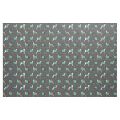 Boxer Hund in Graukohle Stoff (Fat Quarter (45,7 x 55,9 cm))