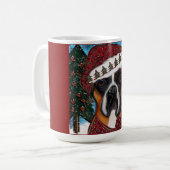 Boxer Hund Kaffeetasse (Vorderseite Links)