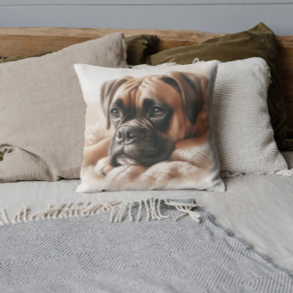 Boxer Hund: Meister von Chill & Expert Snuggler Kissen