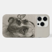 Boxer Hund mit Butterfly Gentle Encounter iPhone Hülle (Rückseite (Horizontal))