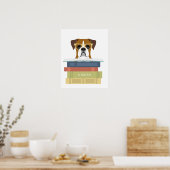 Boxer-Hund personalisierter Druck Poster (Küche)