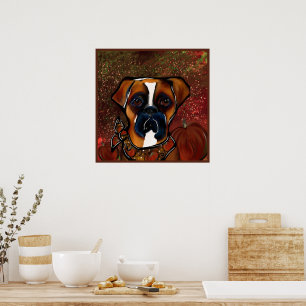Boxer Hund Poster