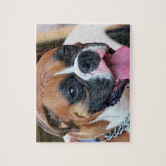 Boxer-Hund Puzzle (Vertikal)