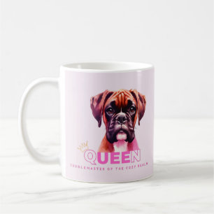 Boxer Hund: Queen Cuddle Master Kaffeetasse