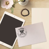 Boxer Hund Rücksendeadresse Gummistempel