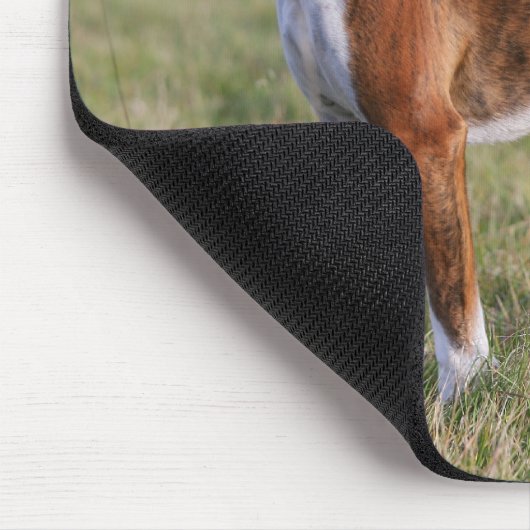Boxer-Hund stehend Mousepad (Ecke)