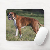 Boxer-Hund stehend Mousepad (Mit Mouse)