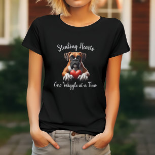Boxer Hund stiehlt Herzen mit jedem Schwanzwedeln T-Shirt