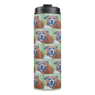 Boxer-Hund-Thermal-Tumbler Thermosbecher
