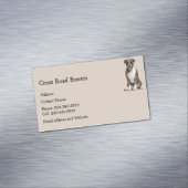 Boxer Hund Tier Magnetische Visitenkarte (Beispiel)
