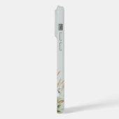 Boxer Hund und Wildblumen iPhone Hülle (Linke Seite)