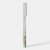 Boxer Hund und Wildblumen iPhone Hülle (Rechte Seite)